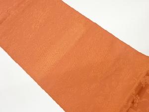 梅に抽象人物・花唐草模様織出し袋帯